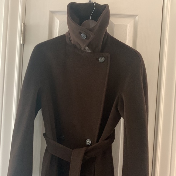 MaxMara Manuela Coat, Lana Cashmere Wool full Length, versatile neck, Size 8 - Picture 5 of 16